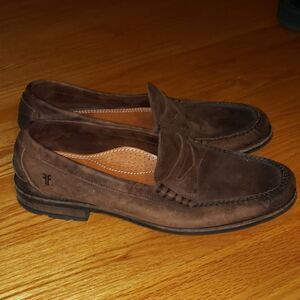 Frye Brown Leather Loafers